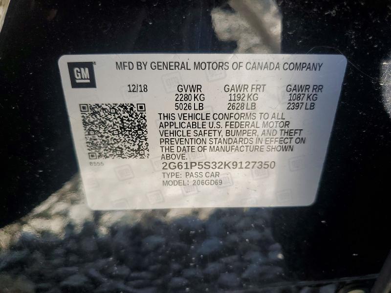 Продажа на аукционе авто 2019 Cadillac Xts, vin: 2G61P5S32K9127350, номер лота: 62246846