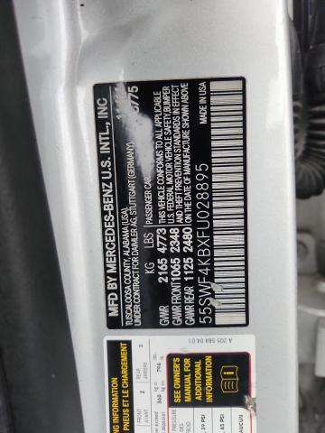 Продаж на аукціоні авто 2015 Mercedes-benz C, vin: 55SWF4KBXFU028895, номер лоту: 60781806