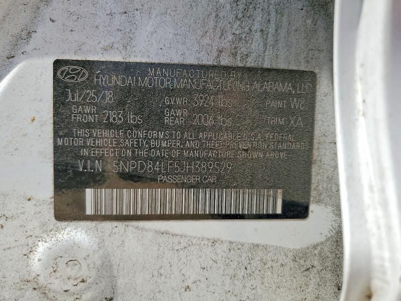 85964135 :رقم المزاد ، 5NPD84LF5JH389529 vin ، 2018 Hyundai Elantra مزاد بيع