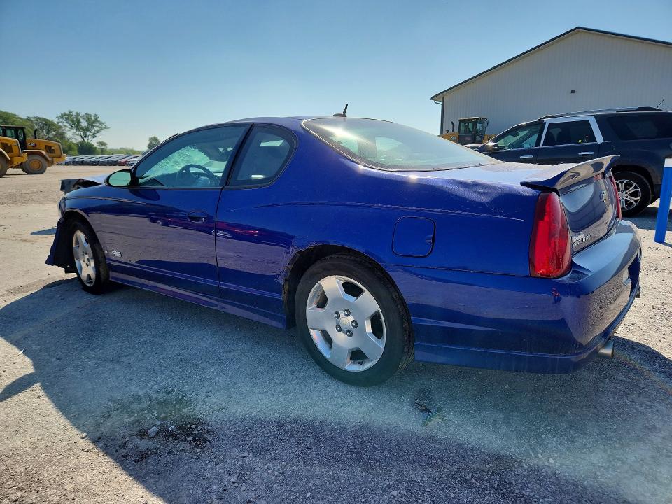 Продажа на аукционе авто 2007 Chevrolet Monte Carlo, vin: 2G1WL16C479356047, номер лота: 60226566