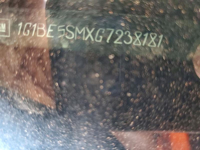 60121726 :رقم المزاد ، 1G1BE5SMXG7238181 vin ، 2016 Chevrolet Cruze مزاد بيع