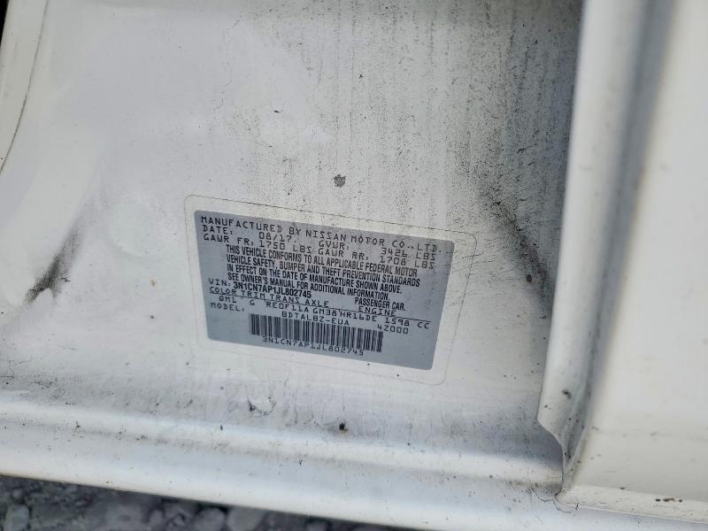 Продаж на аукціоні авто 2018 Nissan Versa, vin: 3N1CN7AP1JL802745, номер лоту: 61753006