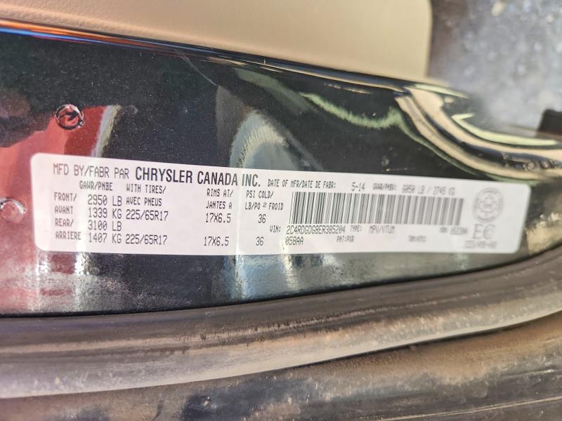 Продажа на аукционе авто 2014 Dodge Grand Caravan, vin: 2C4RDGDG8ER385204, номер лота: 59127396