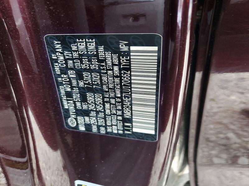 Продаж на аукціоні авто 2020 Hyundai Palisade, vin: KM8R34HE7LU170662, номер лоту: 60172166