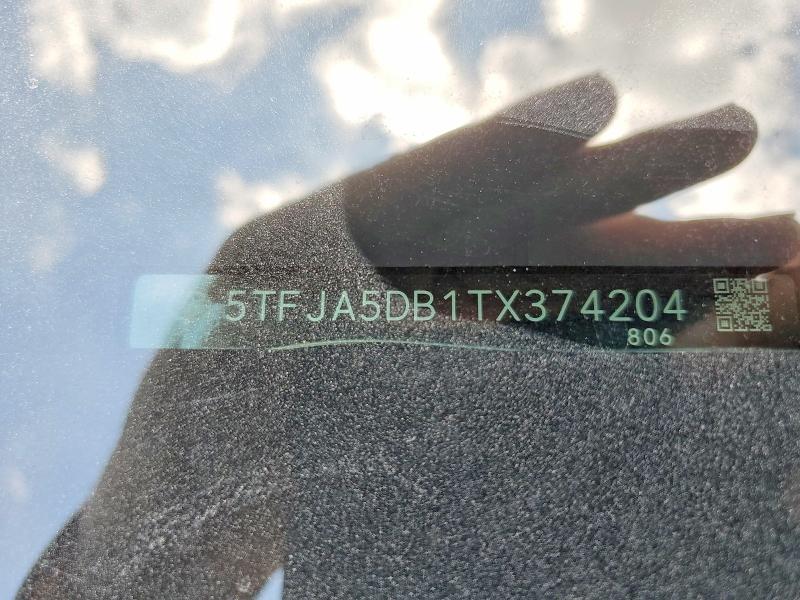 Продажа на аукционе авто 2026 Toyota Tundra, vin: 5TFJA5DB1TX374204, номер лота: 59960836