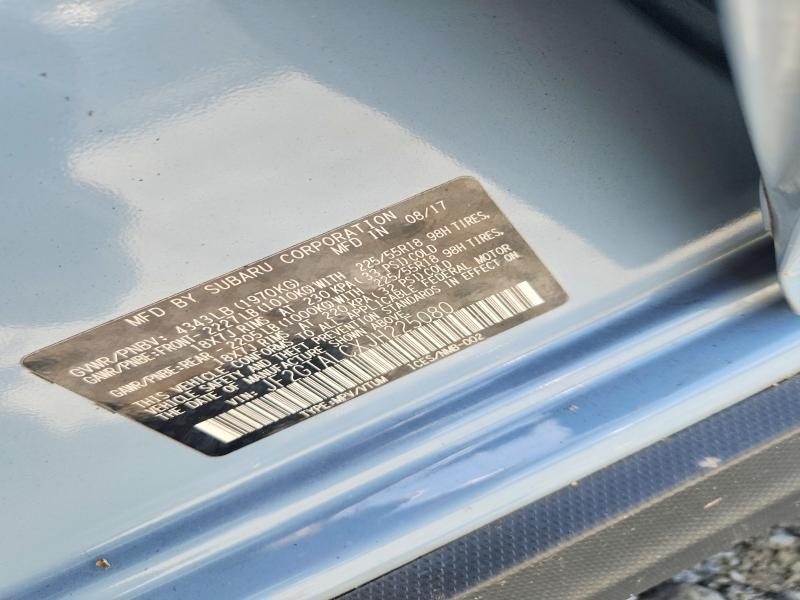 Продажа на аукционе авто 2018 Subaru Crosstrek, vin: JF2GTALCXJH225080, номер лота: 62328886