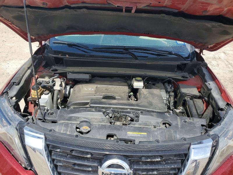 60760536 :رقم المزاد ، 5N1DR2MM6HC614380 vin ، 2017 Nissan Pathfinder مزاد بيع