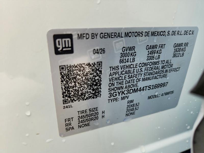 Aukcja sprzedaży 2026 Cadillac Optiq, vin: 3GYK3DM44TS169997, numer aukcji: 60405246