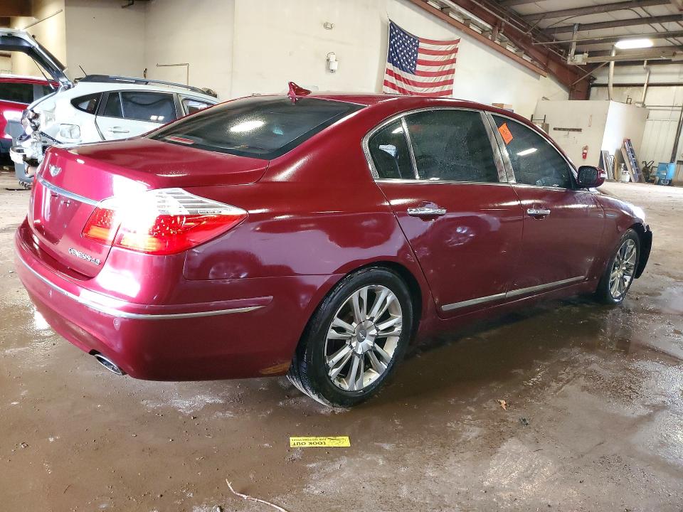 2011 Hyundai Genesis მანქანა იყიდება აუქციონზე, vin: KMHGC4DF7BU139786, აუქციონის ნომერი: 62038396