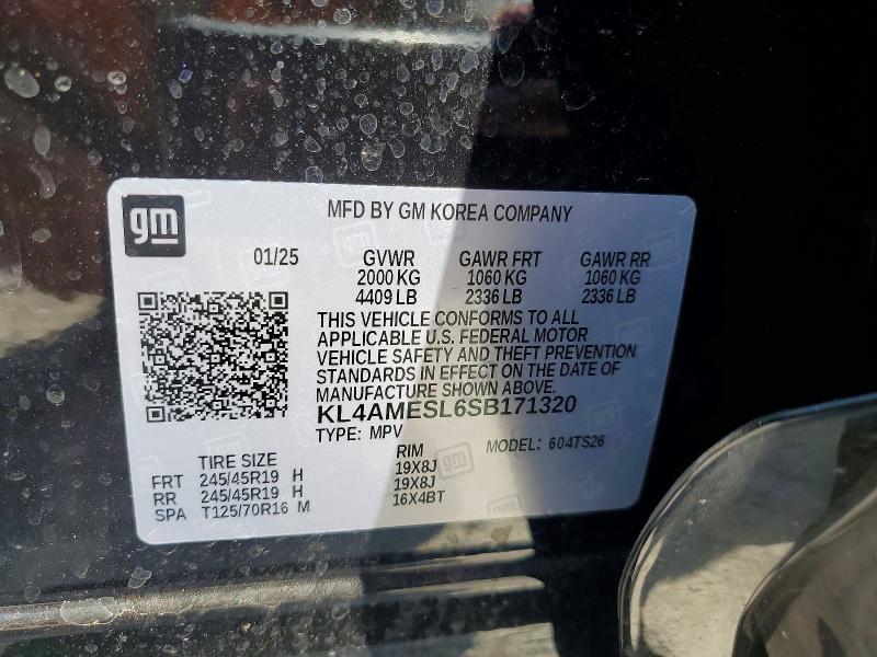 Продаж на аукціоні авто 2025 Buick Encore Gx, vin: KL4AMESL6SB171320, номер лоту: 60650436