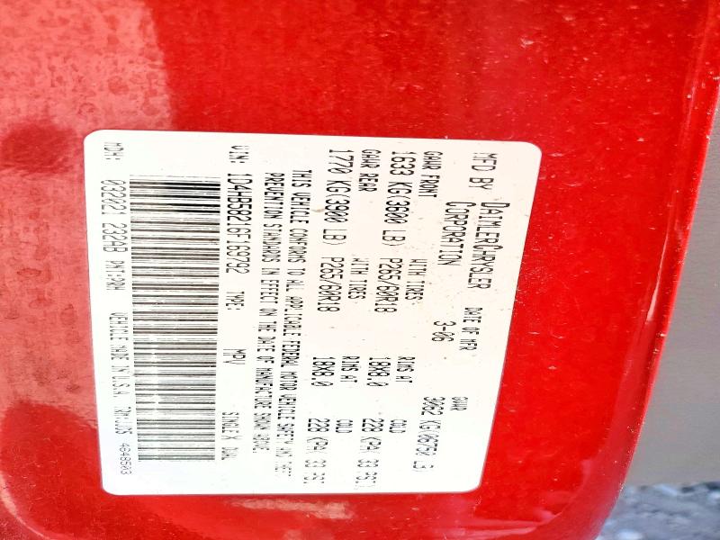 2006 Dodge Durango მანქანა იყიდება აუქციონზე, vin: 1D4HB58216F169792, აუქციონის ნომერი: 59725876