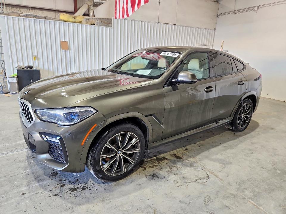 2021 Bmw X6 მანქანა იყიდება აუქციონზე, vin: 5UXCY4C07M9D83172, აუქციონის ნომერი: 61768286