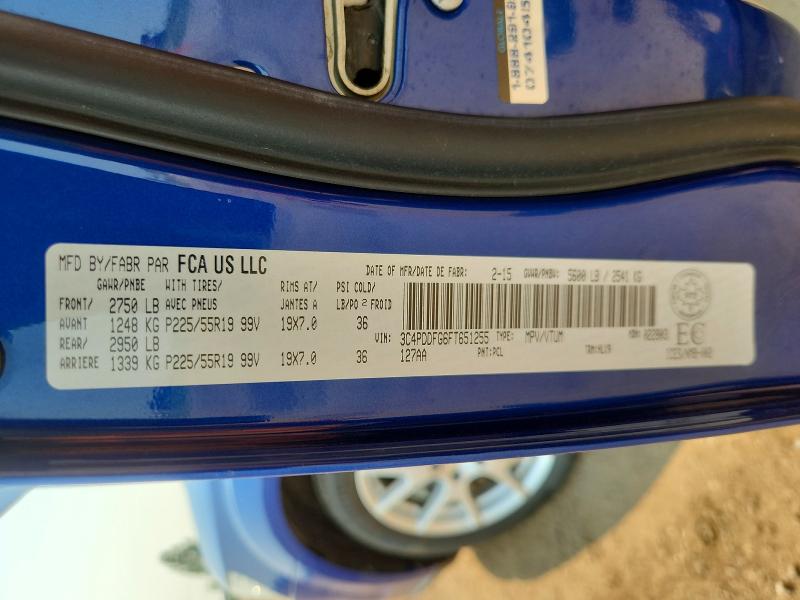 Продажа на аукционе авто 2015 Dodge Journey, vin: 3C4PDDFG6FT651255, номер лота: 63648636