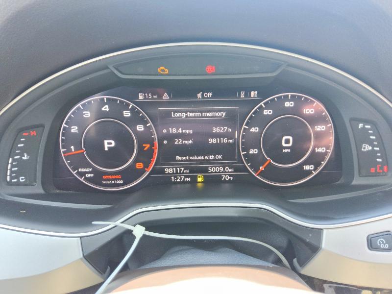 61082936 :رقم المزاد ، WA1LHAF71KD026709 vin ، 2019 Audi Q7 مزاد بيع