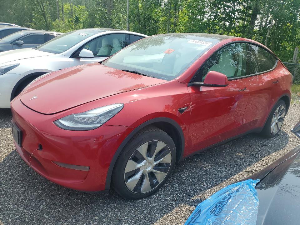 Продажа на аукционе авто 2022 Tesla Model Y, vin: 7SAYGAEE5NF518576, номер лота: 61020506
