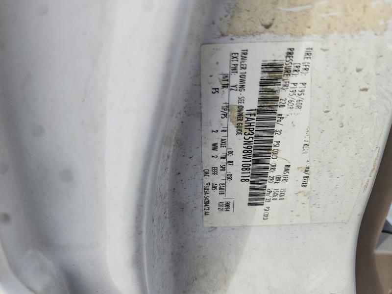 Продаж на аукціоні авто 2008 Ford Focus, vin: 1FAHP35N98W108118, номер лоту: 61559696