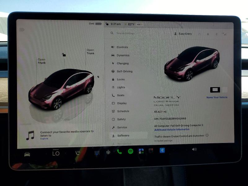 Aukcja sprzedaży 2023 Tesla Model Y, vin: 7SAYGDEE8PA092660, numer aukcji: 63386996