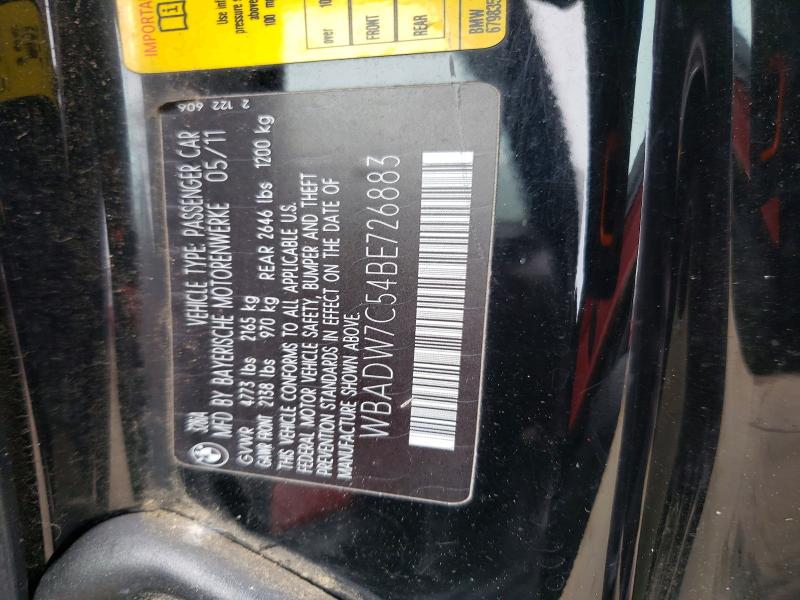 Aukcja sprzedaży 2011 Bmw 328, vin: WBADW7C54BE726883, numer aukcji: 61798206