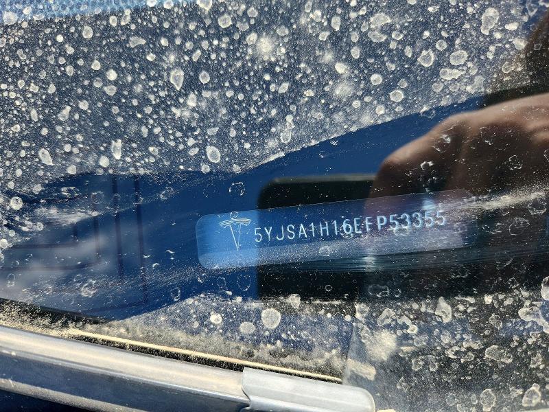59874796 :رقم المزاد ، 5YJSA1H16EFP53355 vin ، 2014 Tesla Model S مزاد بيع