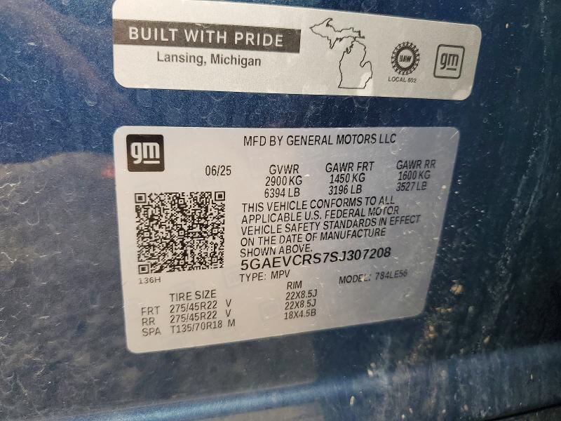 Продаж на аукціоні авто 2025 Buick Enclave, vin: 5GAEVCRS7SJ307208, номер лоту: 63036736