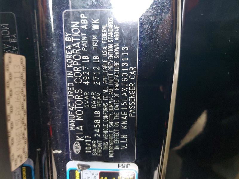 85604825 :رقم المزاد ، KNAE15LAXJ6013113 vin ، 2018 Kia Stinger مزاد بيع
