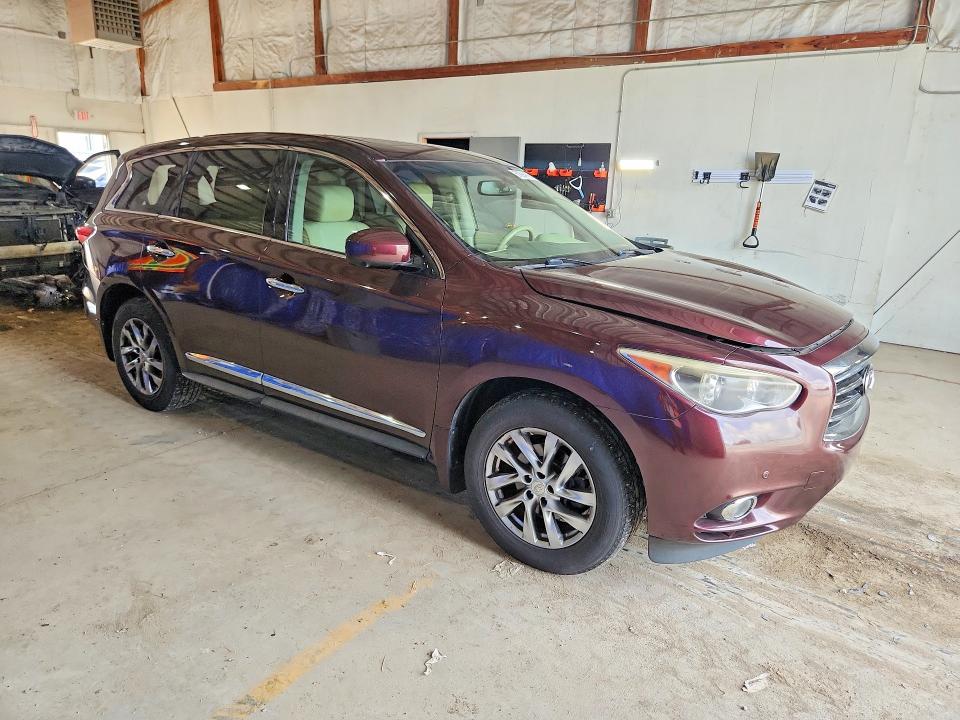 61894106 :رقم المزاد ، 5N1AL0MM0DC303790 vin ، 2013 Infiniti Jx35 مزاد بيع