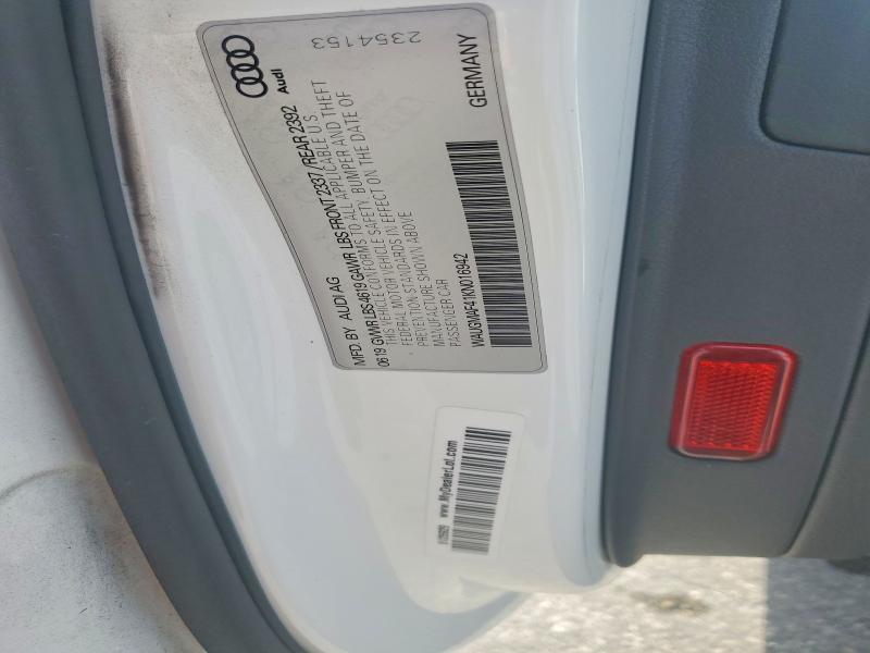Aukcja sprzedaży 2019 Audi A4, vin: WAUGMAF41KN016942, numer aukcji: 59571926