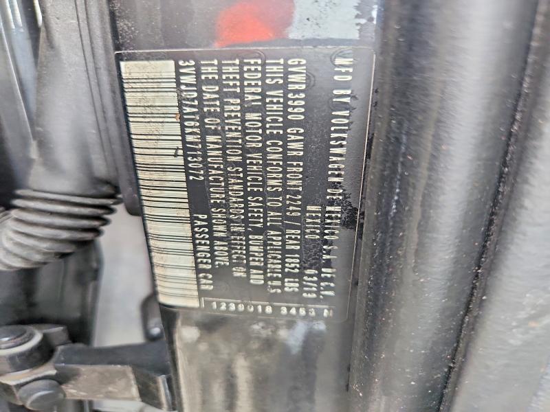 61483376 :رقم المزاد ، 3VWJD7AT6KM713072 vin ، 2019 Volkswagen Beetle مزاد بيع