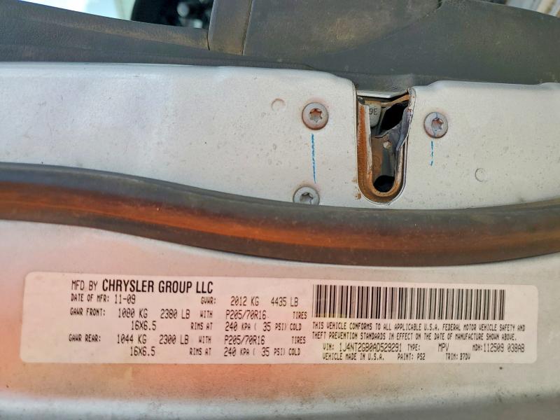 Продажа на аукционе авто 2010 Jeep Patriot, vin: 1J4NT2GB0AD529291, номер лота: 61175346