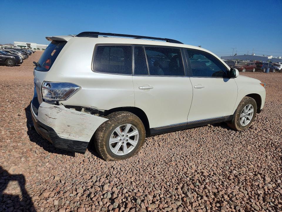 59539536 :رقم المزاد ، 5TDZK3EH9DS128855 vin ، 2013 Toyota Highlander مزاد بيع