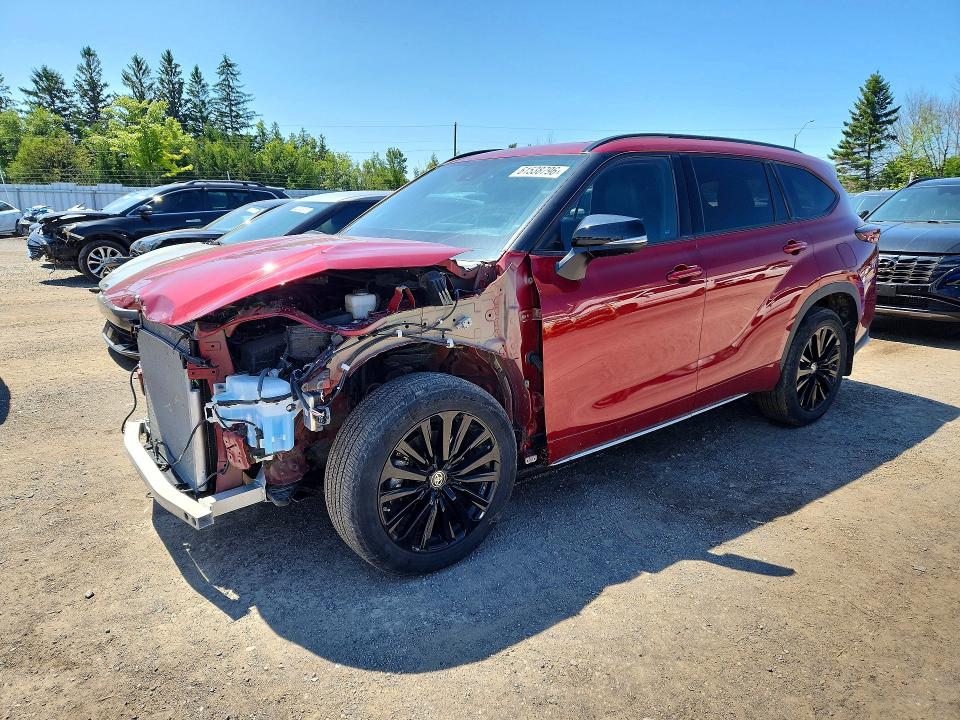 61538796 :رقم المزاد ، 5TDKDRBH6RS535929 vin ، 2024 Toyota Highlander مزاد بيع