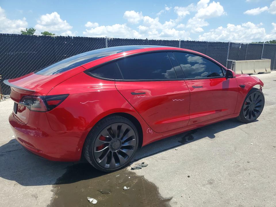 2023 Tesla Model 3 მანქანა იყიდება აუქციონზე, vin: 5YJ3E1EC4PF399692, აუქციონის ნომერი: 59854876