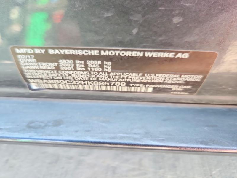 Aukcja sprzedaży 2017 Bmw 330, vin: WBA8B9C32HK885788, numer aukcji: 62091466
