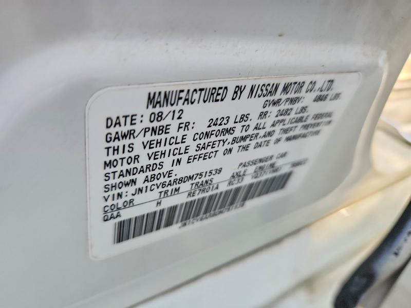 Aukcja sprzedaży 2013 Infiniti G37 Sedan, vin: JN1CV6AR8DM751539, numer aukcji: 62912496