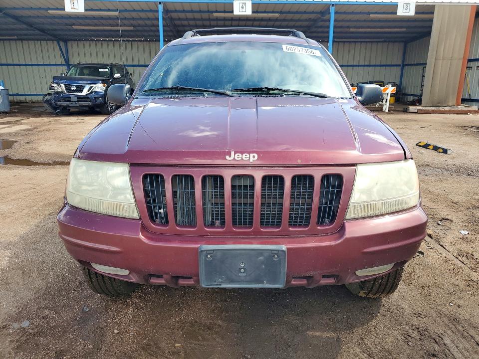 60257356 :رقم المزاد ، 1J4GW68N0XC597654 vin ، 1999 Jeep Grand Cherokee مزاد بيع