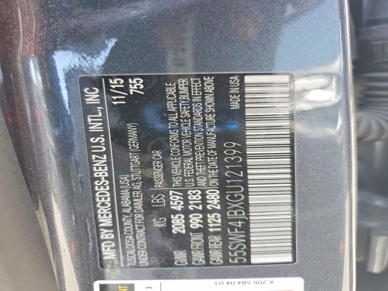 Продажа на аукционе авто 2016 Mercedes-benz C, vin: 55SWF4JBXGU121399, номер лота: 60434696