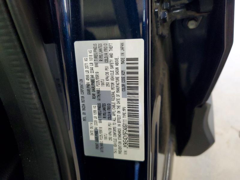 59542236 :رقم المزاد ، JM3KE4DY5F0489111 vin ، 2015 Mazda Cx-5 مزاد بيع