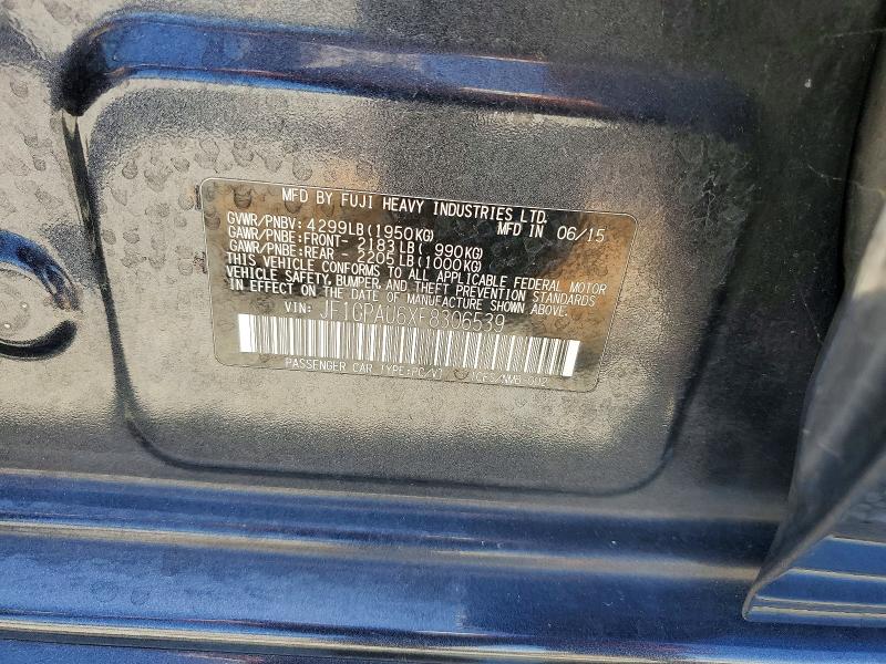 Продажа на аукционе авто 2015 Subaru Impreza, vin: JF1GPAU6XF8306539, номер лота: 60135186