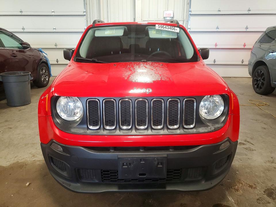 2017 Jeep Renegade მანქანა იყიდება აუქციონზე, vin: ZACCJAAB4HPF11491, აუქციონის ნომერი: 59643406