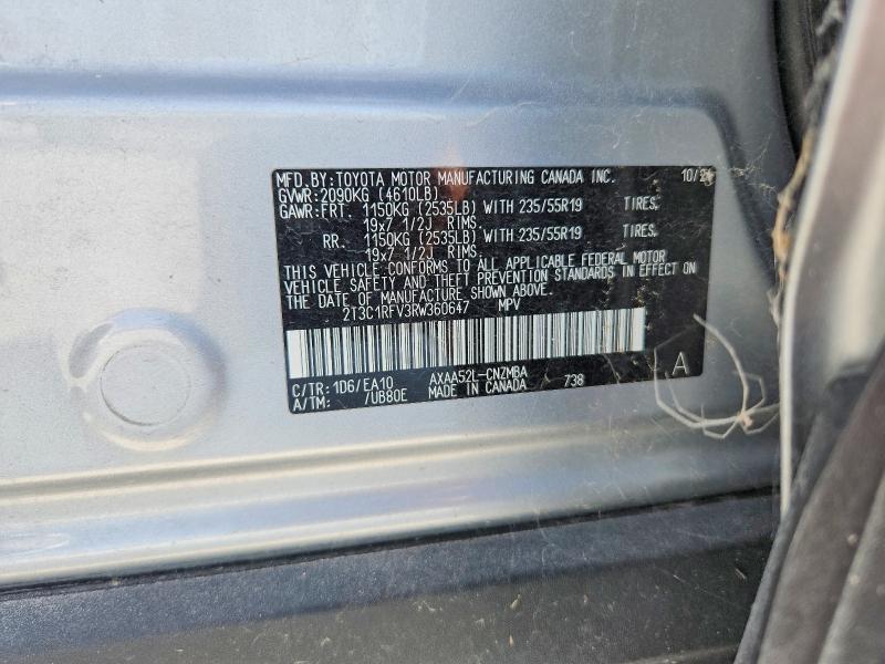 Aukcja sprzedaży 2024 Toyota Rav4, vin: 2T3C1RFV3RW360647, numer aukcji: 62627426