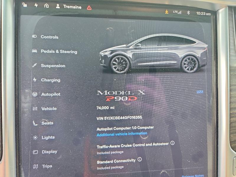 Aukcja sprzedaży 2016 Tesla Model X, vin: 5YJXCBE44GF016355, numer aukcji: 59767146