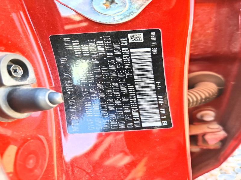 Aukcja sprzedaży 2019 Honda Civic, vin: JHMFC1F33KX003881, numer aukcji: 56895216
