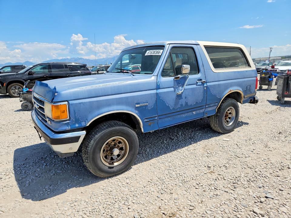 61638366 :رقم المزاد ، 1FMEU15H7MLA37545 vin ، 1991 Ford Bronco مزاد بيع
