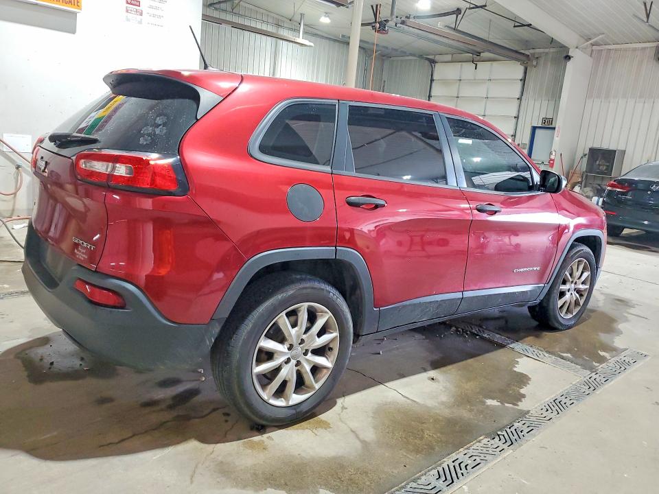 2015 Jeep Cherokee მანქანა იყიდება აუქციონზე, vin: 1C4PJMABXFW624476, აუქციონის ნომერი: 61025776