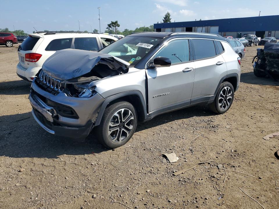 59611246 :رقم المزاد ، 3C4NJDCB6NT169330 vin ، 2022 Jeep Compass مزاد بيع