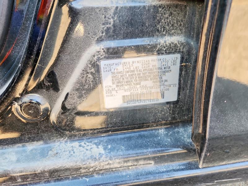 Продаж на аукціоні авто 2013 Nissan Sentra, vin: 3N1AB7AP4DL783032, номер лоту: 59824866