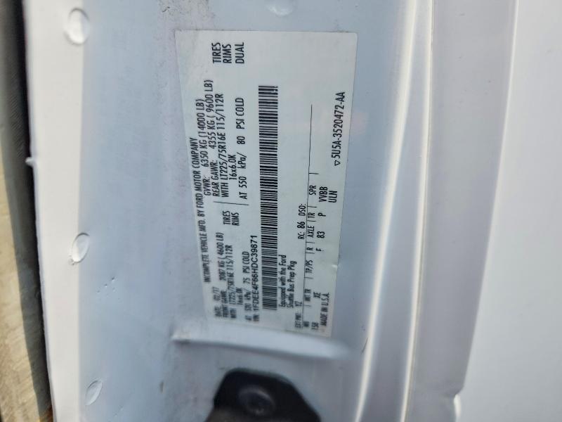 2018 Ford Econoline მანქანა იყიდება აუქციონზე, vin: 1FDEE4F66HDC39871, აუქციონის ნომერი: 85613845