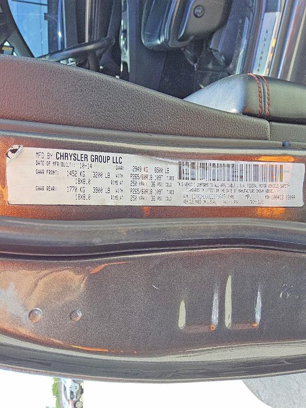 Aukcja sprzedaży 2014 Dodge Durango, vin: 1C4SDHCT1EC551478, numer aukcji: 59619746