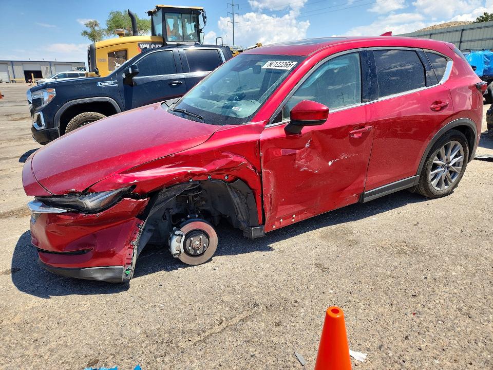 2021 Mazda Cx-5 მანქანა იყიდება აუქციონზე, vin: JM3KFBAY7M0345062, აუქციონის ნომერი: 60122266