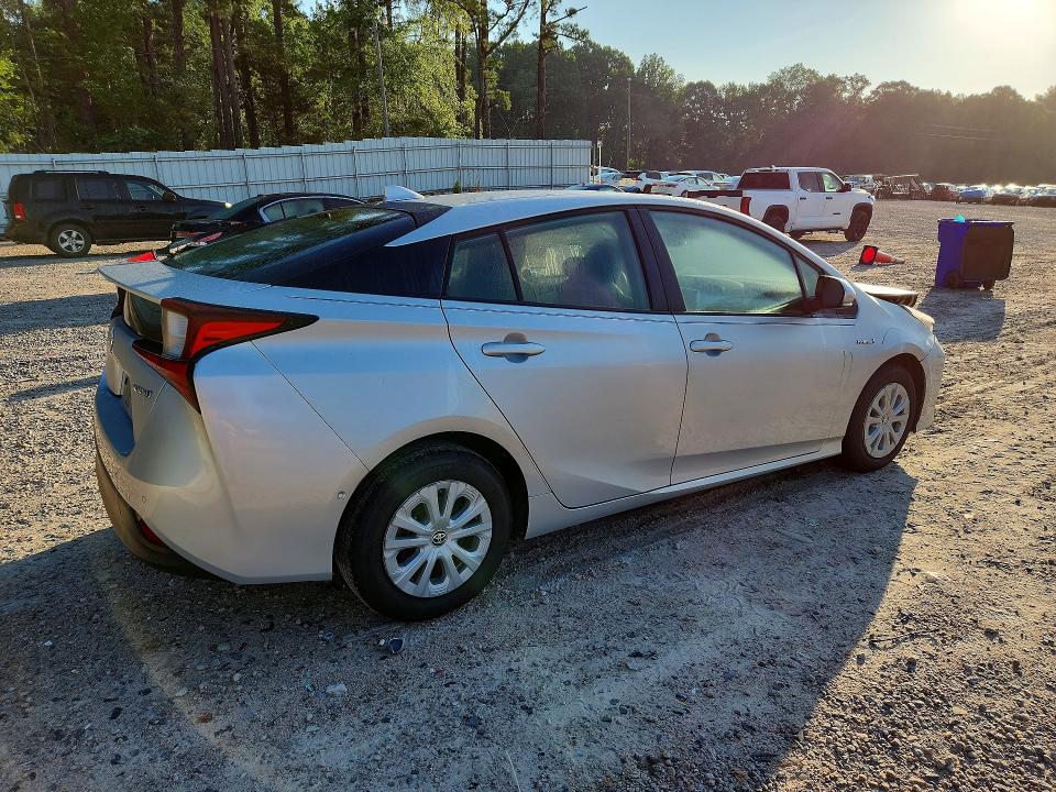 61027596 :رقم المزاد ، JTDKARFU0K3084259 vin ، 2019 Toyota Prius مزاد بيع